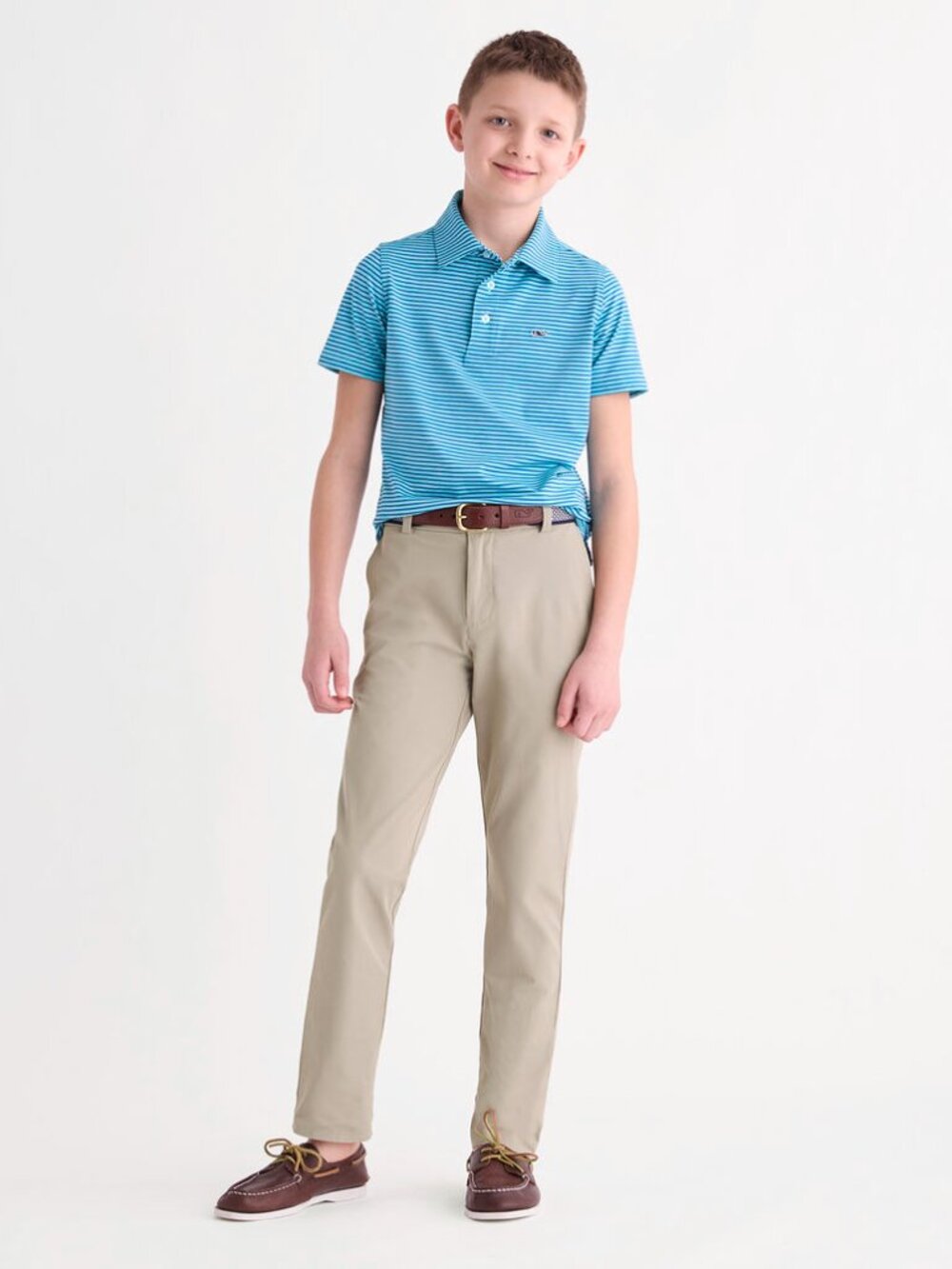 Vineyard Vines boys Performance Pants tan size 10